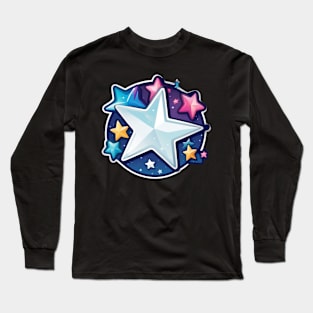 colorful hope shining stars Long Sleeve T-Shirt